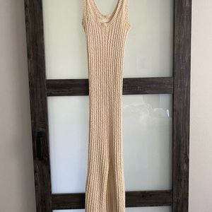 Vici knit ribbed midi dress